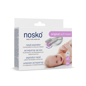 НОСКО BABY 0+ АСПИРАТОР ЗА НОС с МЕК НАКРАЙНИК /за прахосмукачка/